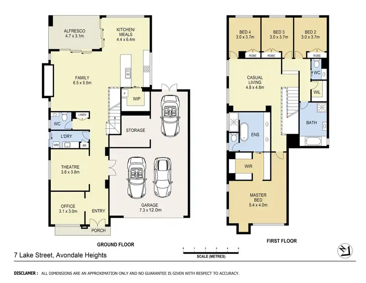 Floorplan of Homely house listing, 7 Lake Street, Avondale Heights VIC 3034