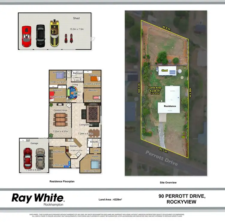 Floorplan of Homely house listing, 90 Perrott Drive, Rockyview QLD 4701