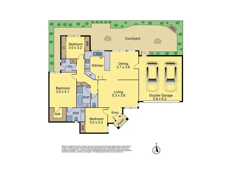Floorplan of Homely unit listing, 3/59 Lucknow Street, Mitcham VIC 3132