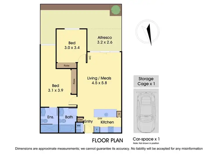 Floorplan of Homely unit listing, 2/2-4 William Street, Murrumbeena VIC 3163