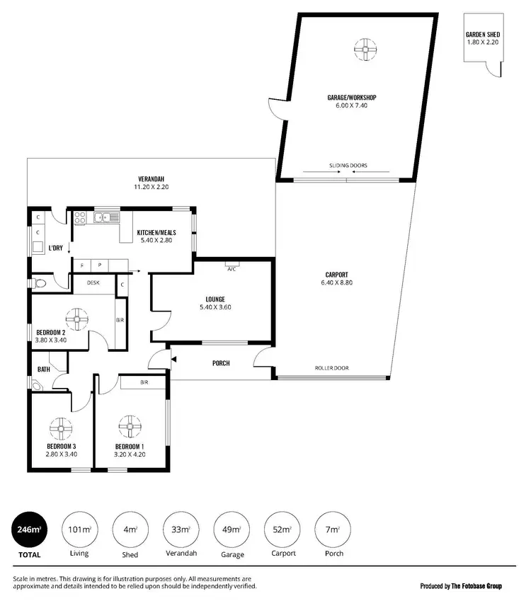 Floorplan of Homely house listing, 19 Raggatt Crescent, Mitchell Park SA 5043