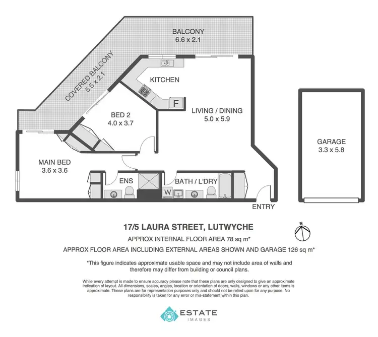 Floorplan of Homely apartment listing, 17/5 Laura Street, Lutwyche QLD 4030
