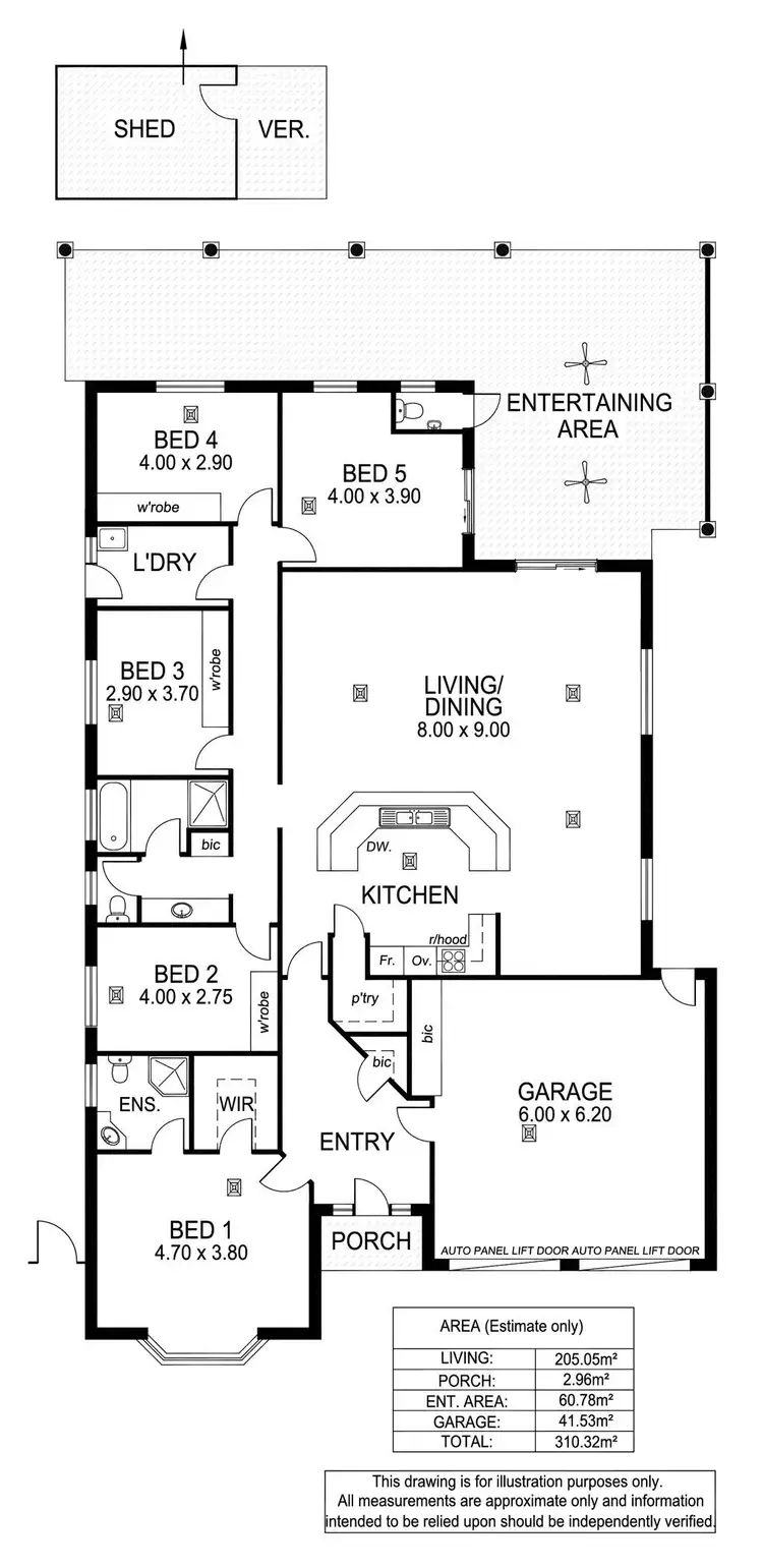 Floorplan of Homely house listing, 4 Brinkworth Street, South Plympton SA 5038
