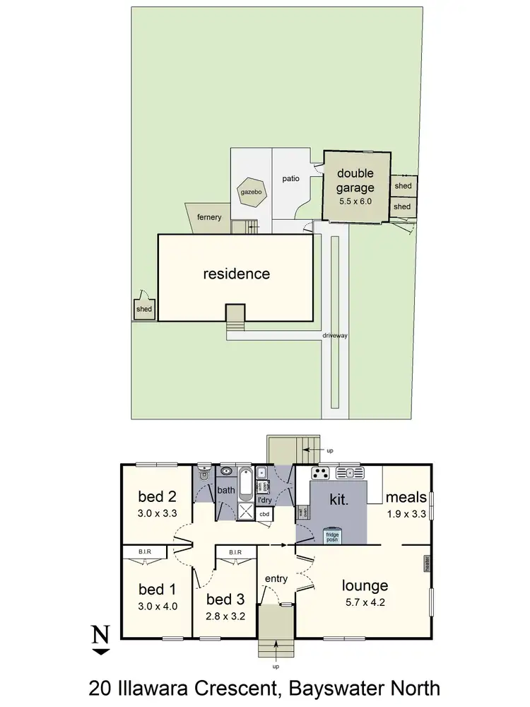 Floorplan of Homely house listing, 20 Illawara Crescent, Bayswater North VIC 3153