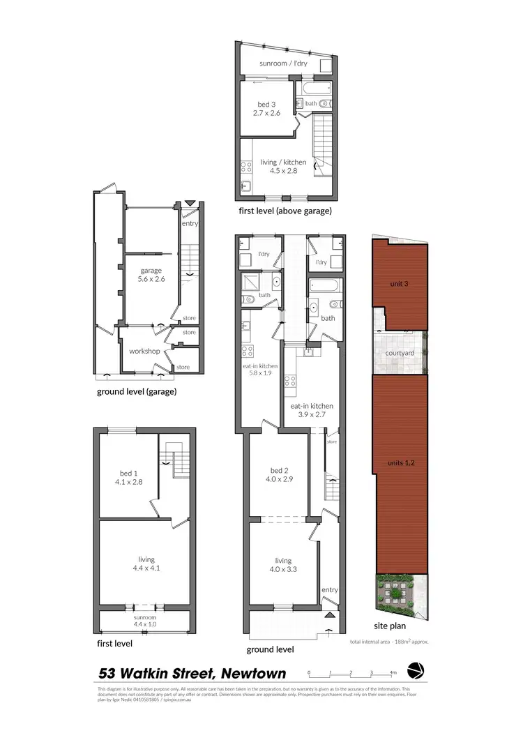 Floorplan of Homely house listing, 53 Watkin Street, Newtown NSW 2042