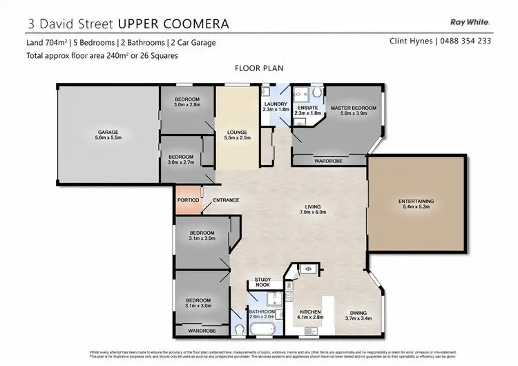 Floorplan of Homely house listing, 3 David Street, Upper Coomera QLD 4209