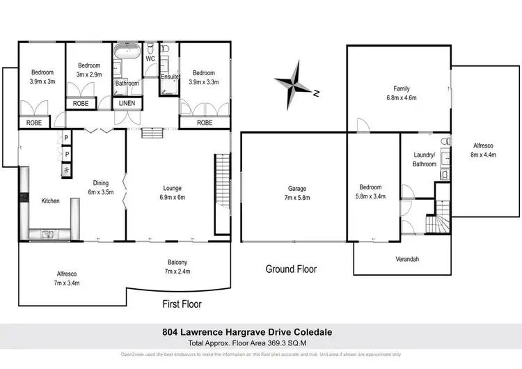 Floorplan of Homely house listing, 804 Lawrence Hargrave Drive, Coledale NSW 2515