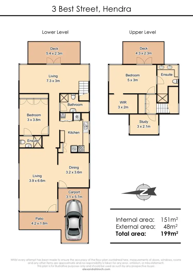 Floorplan of Homely house listing, 3 Best Street, Hendra QLD 4011