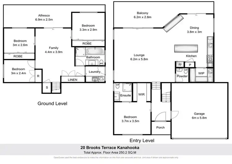 Floorplan of Homely house listing, 20 Brooks Terrace, Kanahooka NSW 2530