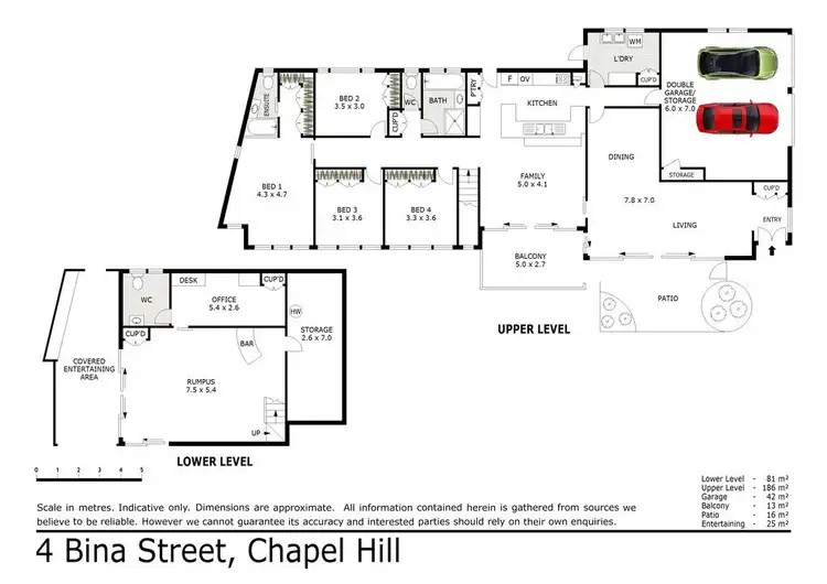 Floorplan of Homely house listing, 4 Bina Street, Chapel Hill QLD 4069