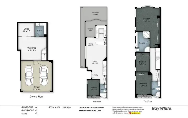 Floorplan of Homely house listing, 1/105A Albatross Avenue, Mermaid Beach QLD 4218