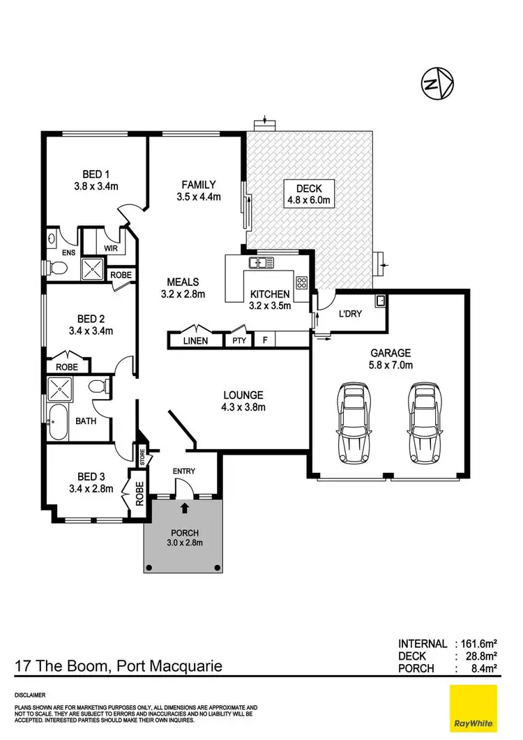 Floorplan of Homely house listing, 17 The Boom, Port Macquarie NSW 2444