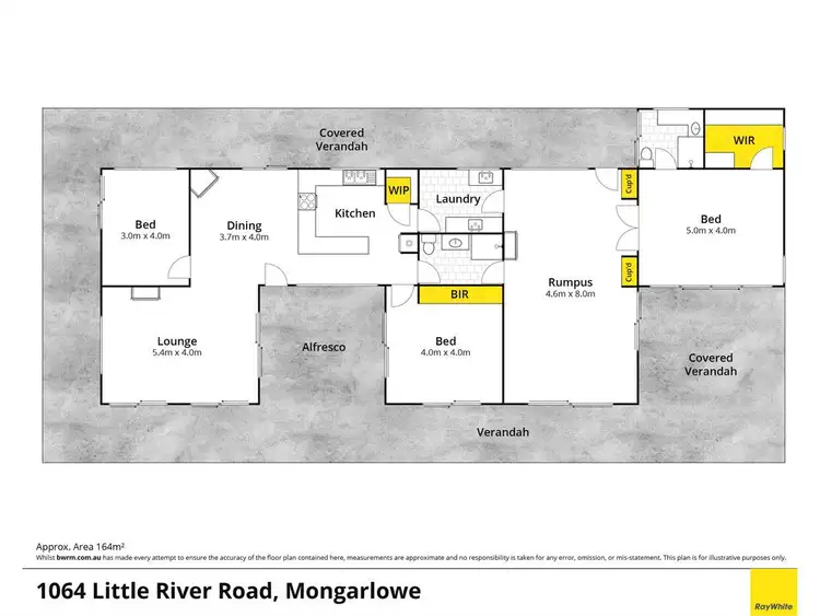 Floorplan of Homely rural property listing, 1064 Little River Road, Braidwood NSW 2622