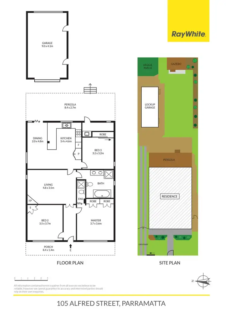 Floorplan of Homely house listing, 105 Alfred Street, Parramatta NSW 2150