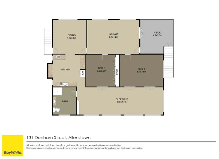 Floorplan of Homely house listing, 131 Denham Street, Allenstown QLD 4700