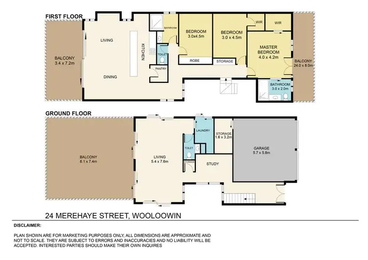 Floorplan of Homely house listing, 24 Merehaye Street, Wooloowin QLD 4030