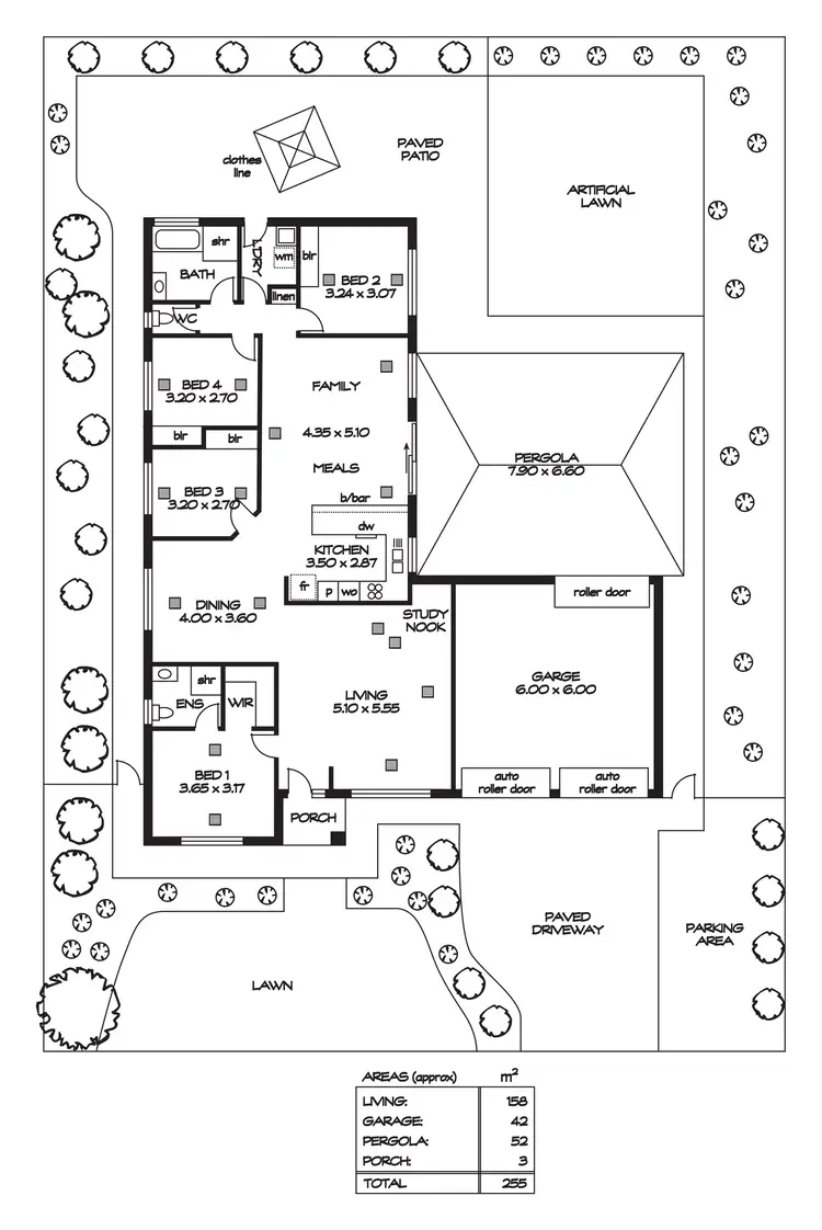 Floorplan of Homely house listing, 6 Berwick Rise, Blakeview SA 5114