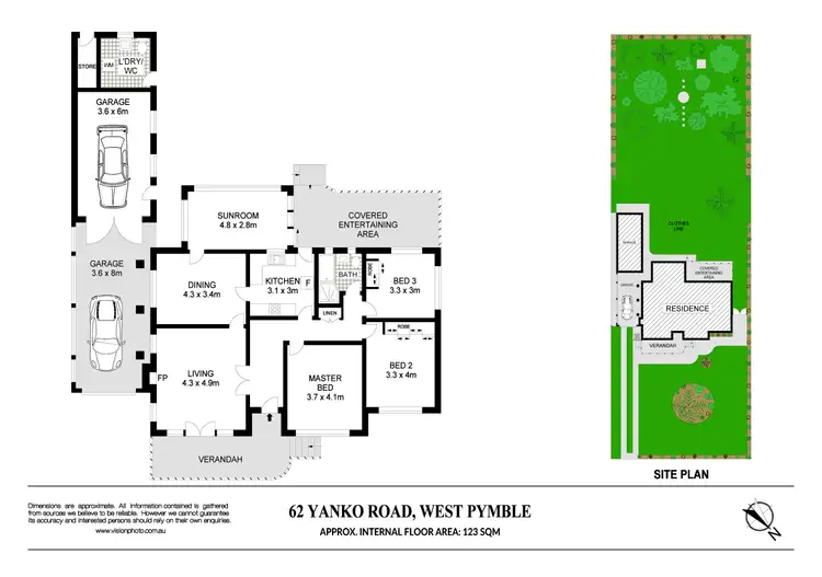 Floorplan of Homely house listing, 62 Yanko Road, West Pymble NSW 2073