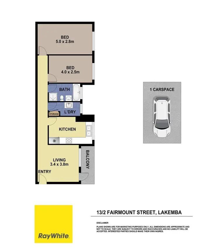 Floorplan of Homely unit listing, 13/2 Fairmount Street, Lakemba NSW 2195