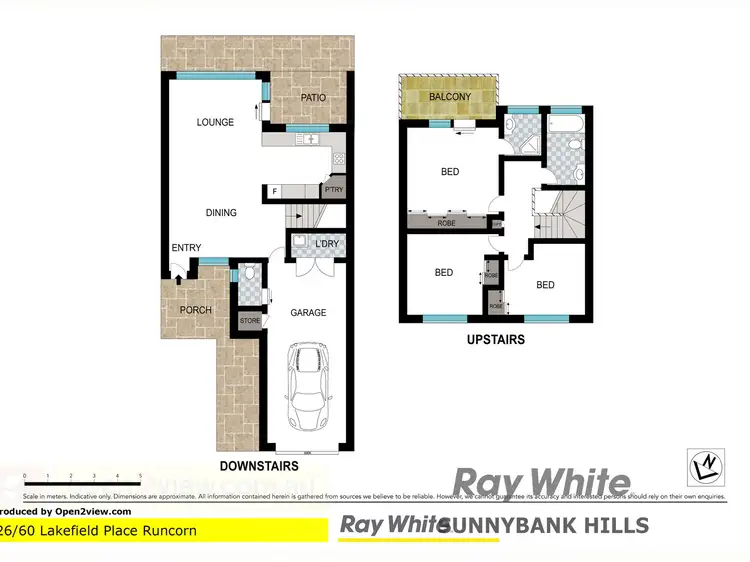 Floorplan of Homely townhouse listing, 26/60 Lakefield Place, Runcorn QLD 4113