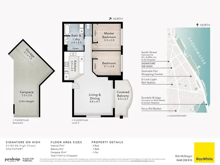 Floorplan of Homely unit listing, 21/84-86 High Street, Southport QLD 4215