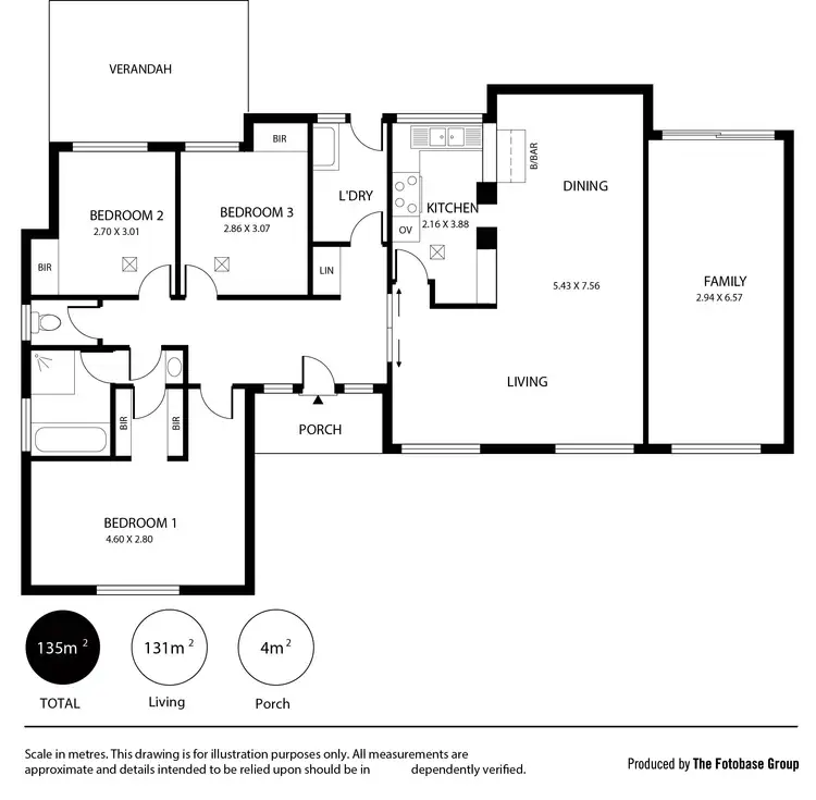 Floorplan of Homely house listing, 3 Kanangra Road, Dernancourt SA 5075