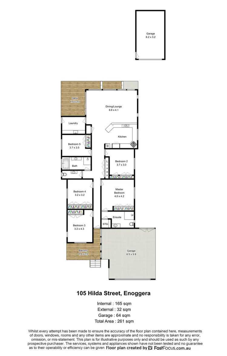 Floorplan of Homely house listing, 105 Hilda Street, Enoggera QLD 4051
