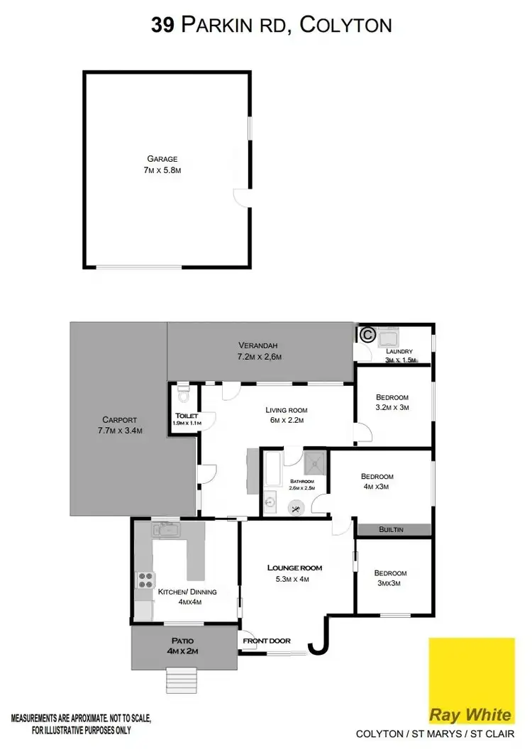 Floorplan of Homely house listing, 39 Parkin Road, Colyton NSW 2760