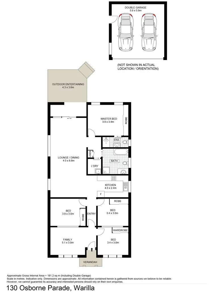Floorplan of Homely house listing, 130 Osborne Parade, Warilla NSW 2528