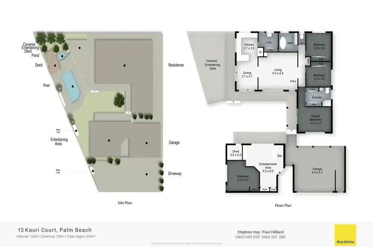 Floorplan of Homely house listing, 13 Kauri Court, Palm Beach QLD 4221