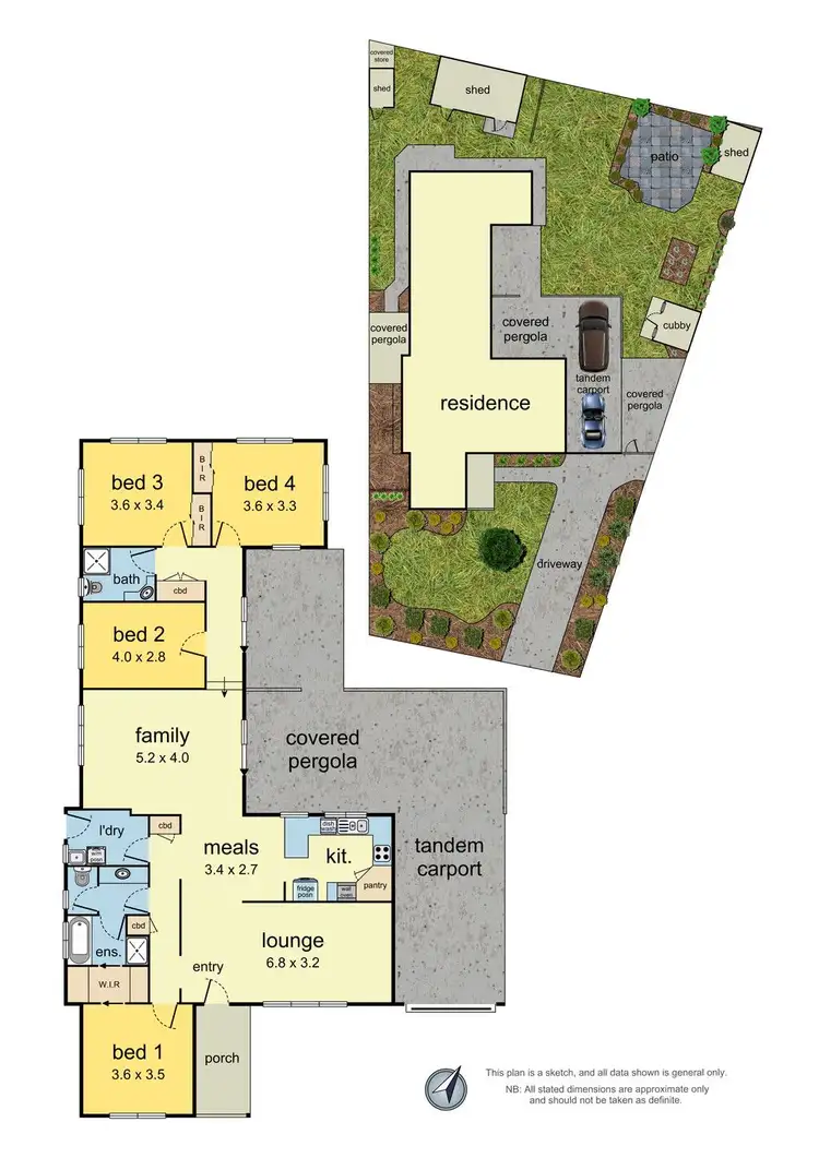 Floorplan of Homely house listing, 10 Lincoln Avenue, Bayswater VIC 3153
