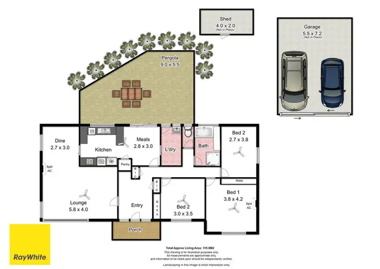 Floorplan of Homely house listing, 34 Macquarie Street, Moana SA 5169