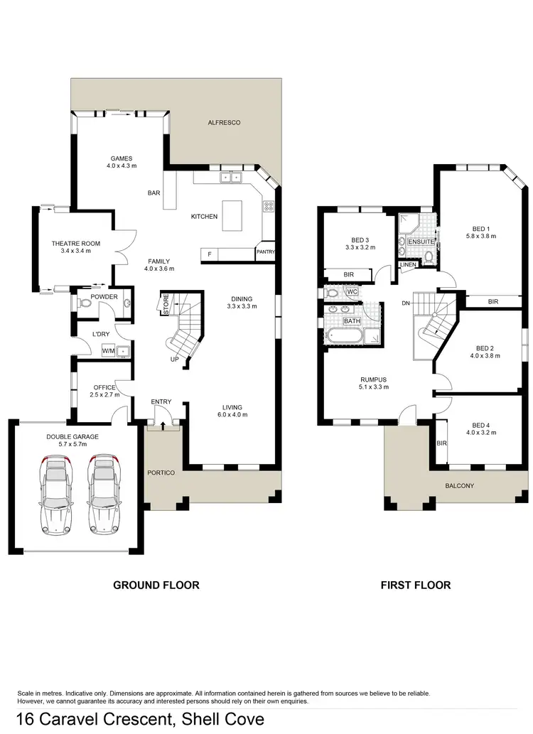Floorplan of Homely house listing, 16 Caravel Crescent, Shell Cove NSW 2529