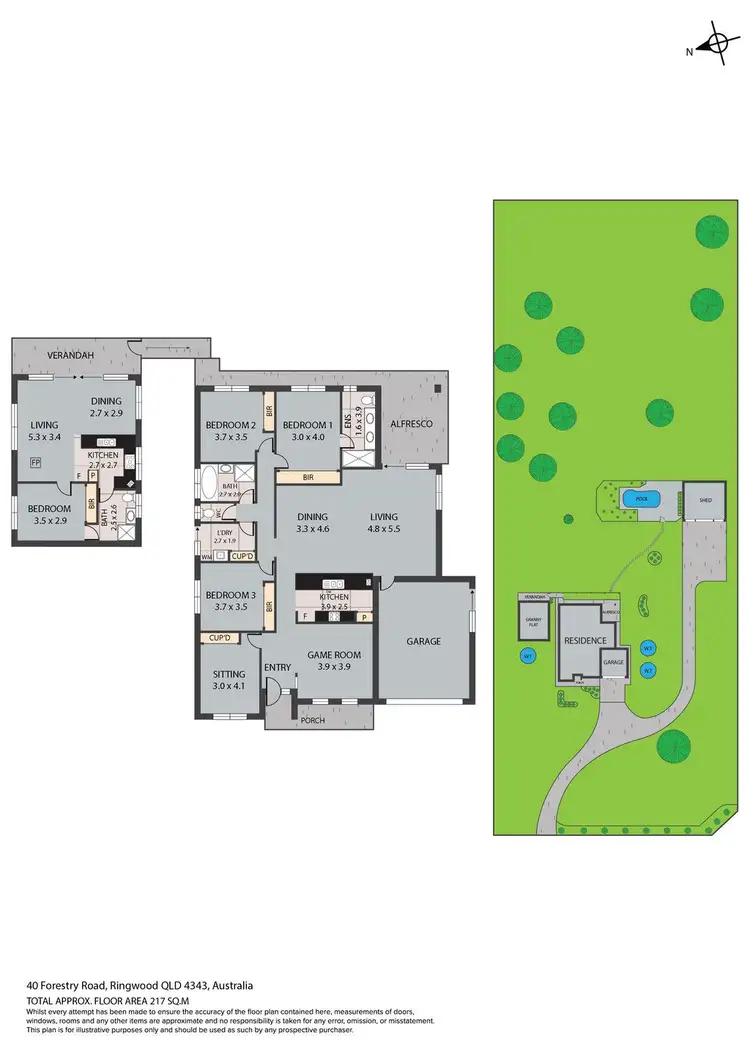 Floorplan of Homely house listing, 40 Forestry Road, Adare QLD 4343
