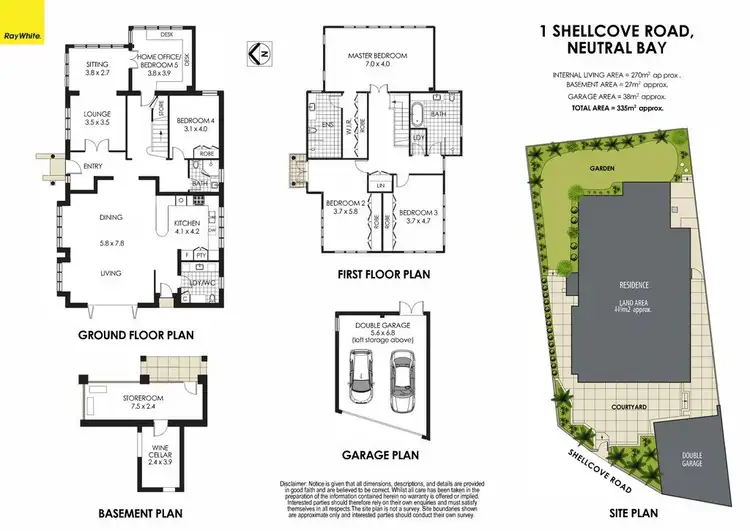 Floorplan of Homely house listing, 1 Shellcove Road, Neutral Bay NSW 2089