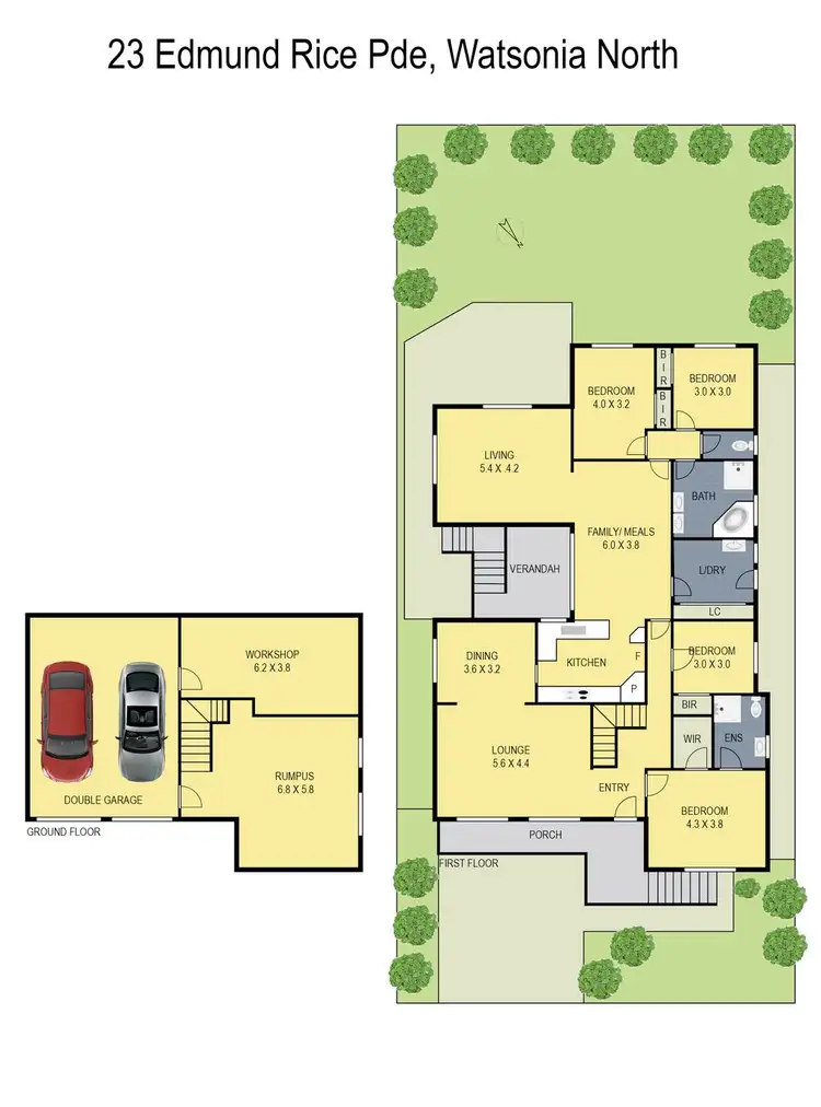 Floorplan of Homely house listing, 23 Edmund Rice Parade, Watsonia North VIC 3087