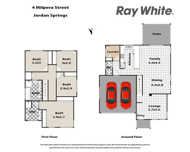 Floorplan of Homely house listing, 4 Milpera Street, Jordan Springs NSW 2747