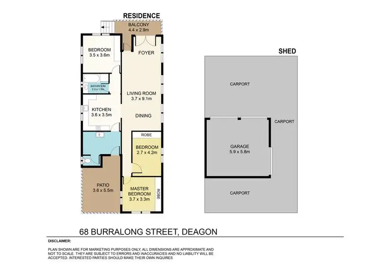 Floorplan of Homely house listing, 68 Burralong Street, Deagon QLD 4017