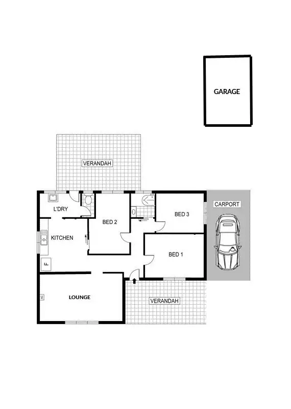 Floorplan of Homely house listing, 9 Nitschke Street, Elizabeth Grove SA 5112