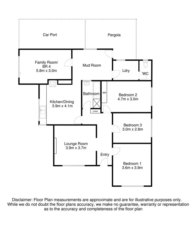 Floorplan of Homely house listing, 28 Boandik Terrace, Mount Gambier SA 5290