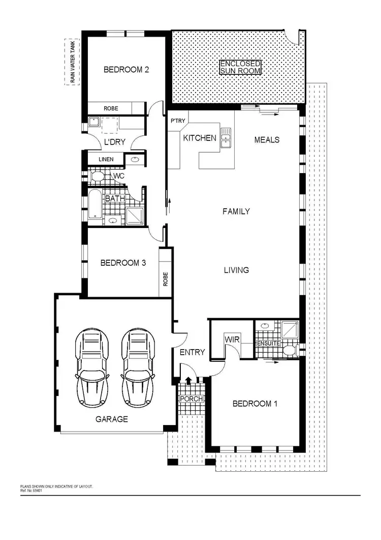 Floorplan of Homely house listing, 7 Joan Bradley Street, Franklin ACT 2913