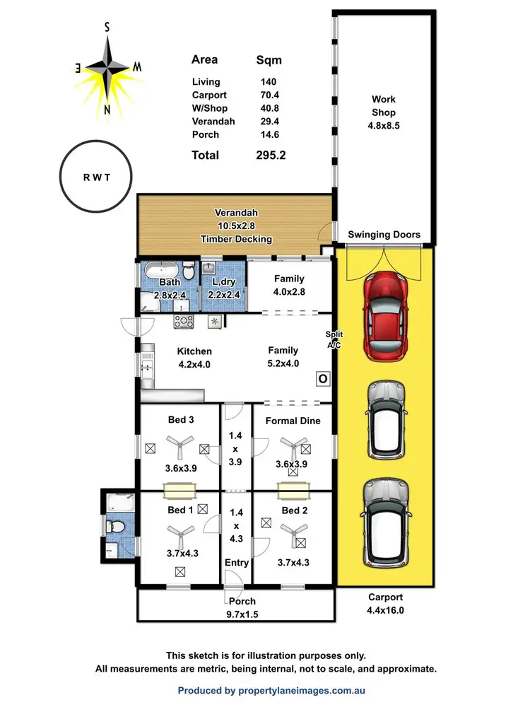 Floorplan of Homely house listing, 16 Twentieth Street, Gawler South SA 5118