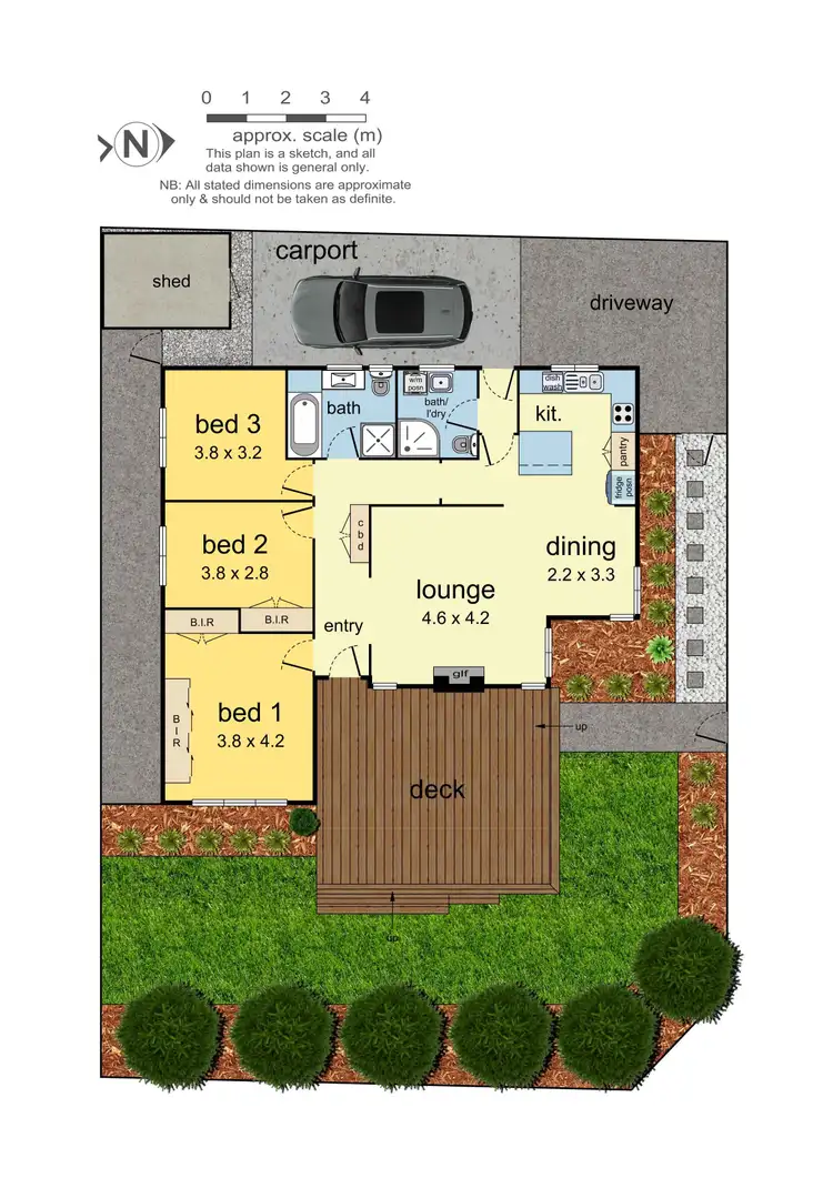 Floorplan of Homely house listing, 5 Huntingdale Road, Chadstone VIC 3148