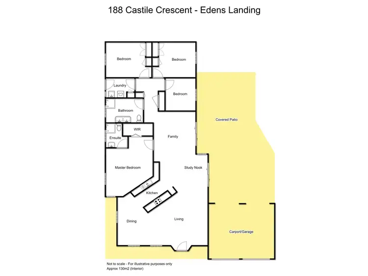 Floorplan of Homely house listing, 188 Castile Crescent, Edens Landing QLD 4207