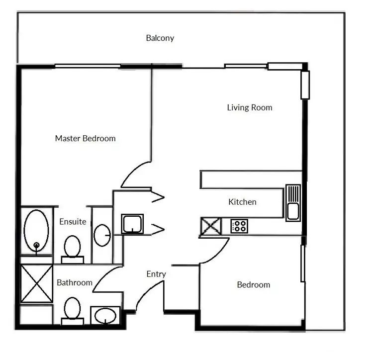Floorplan of Homely unit listing, 46/62 Seaview Avenue, Wirrina Cove SA 5204