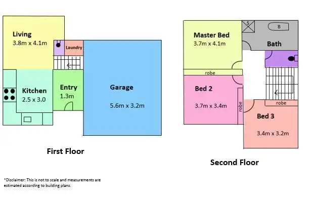 Floorplan of Homely townhouse listing, 1/3 Lani Street, Wishart QLD 4122