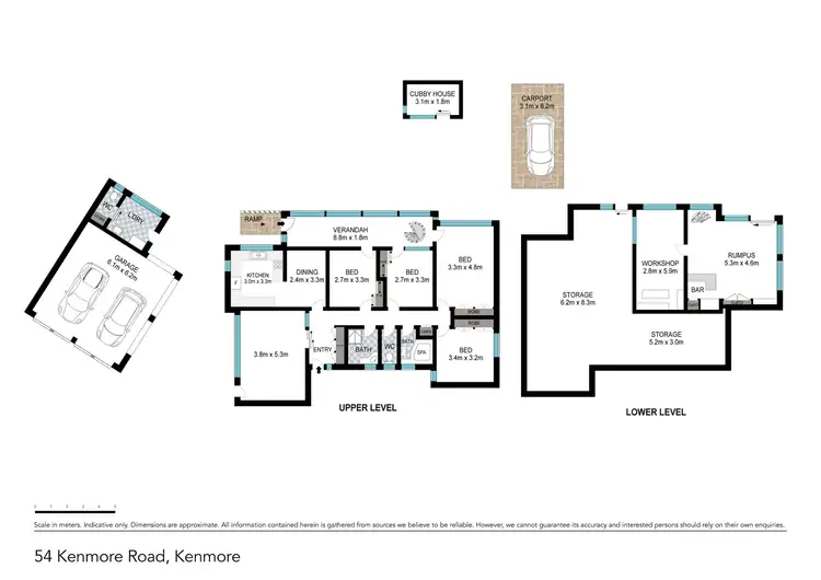 Floorplan of Homely house listing, 54 Kenmore Road, Kenmore QLD 4069