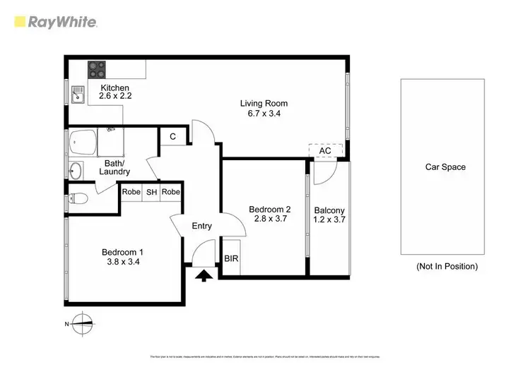 Floorplan of Homely apartment listing, 23/119 Atkinson Street, Oakleigh VIC 3166