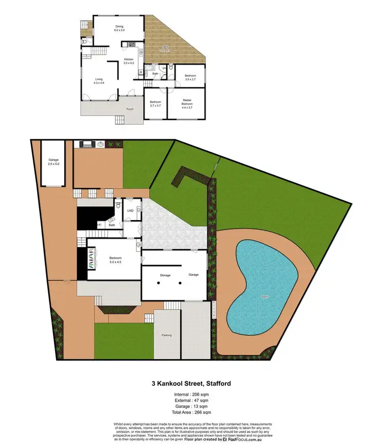 Floorplan of Homely house listing, 3 Kankool Street, Stafford QLD 4053