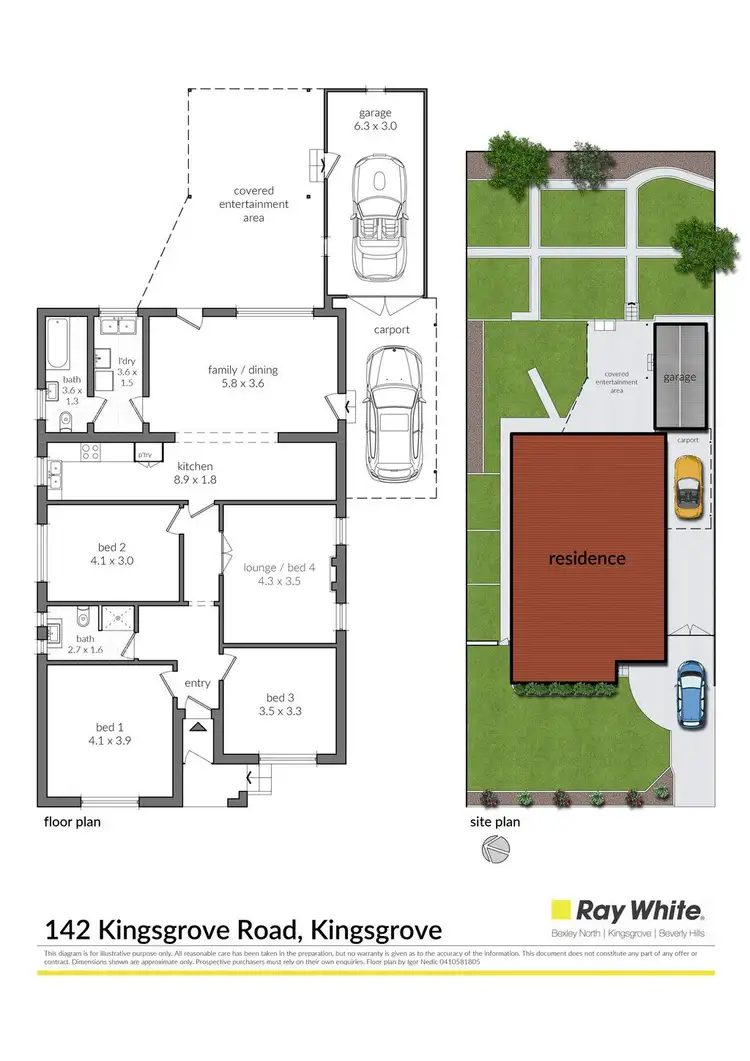 Floorplan of Homely house listing, 142 Kingsgrove Road, Kingsgrove NSW 2208
